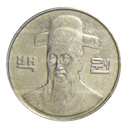 100 вон 2006 года Южная Корея