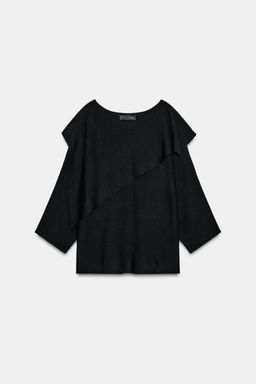 KNIT CAPE JUMPER - Zara фото 7