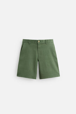 CHINO REGULAR FIT BERMUDA SHORTS - Zara фото 6
