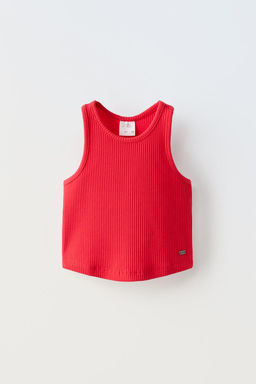 RIBBED RACERBACK TOP - Zara фото 3