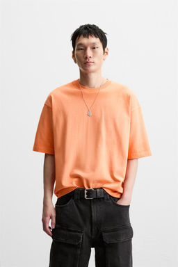 RELAXED FIT SPRAY WASH T-SHIRT - Zara фото 10