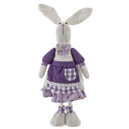 Игрушка набивная "Зайка", L18 W10,5 H61/46 см
