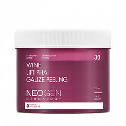 Neogen Dermalogy Wine Lift PHA Gauze Peeling, 30ea - Пилинг-пэды с вином 30шт