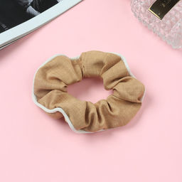 Цена за 3 шт. Резинка для волос «Орбита», классика края, 10 см, коричнево-белая