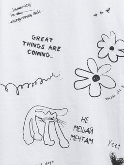 ACOOLA / Футболка детская для девочек Raksha белый