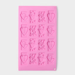 Форма для конфет и шоколада Доляна Любовь, силикон, 28.7?17.4 см, 16 ячеек (4.7?3.8 см), МИКС  фото 2