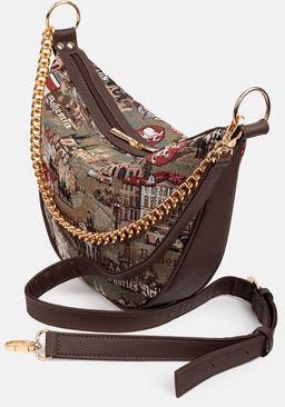 Сумка Модель №1493 | гобелен | | коричневый цветной | Чехия | 31363 - L-craft фото 9