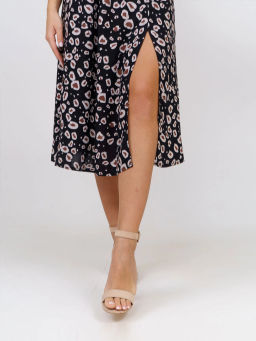 Платье женское, цвет коричневый черный - Барболета фото 4