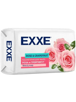 EXXE мыло косметическое 90гр Роза и грейпфрут