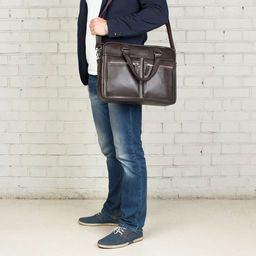 Деловая сумка для ноутбука Colston Black - Lakestone фото 19