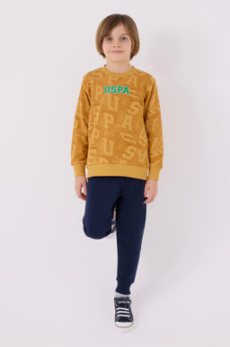 Erkek _ocuk Hardal Pijama Tak_m_ Sepette S_rpriz _ndirim