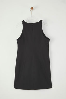 Trendyolmilla Beyaz Keten Kar?s?ml? Duz Kesim Mini Dokuma Elbise TWOSS25EL00649  фото 13