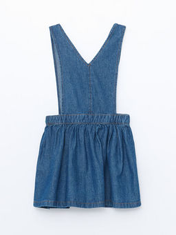 Beli Lastikli Basic K?z Bebek Jean Etek ve K?lotlu ?orap 2li Tak?m - Waikiki фото 3