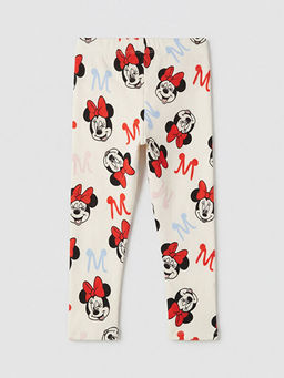 K?z ?ocuk Minnie Mouse Bask?l? Fitilli Tayt