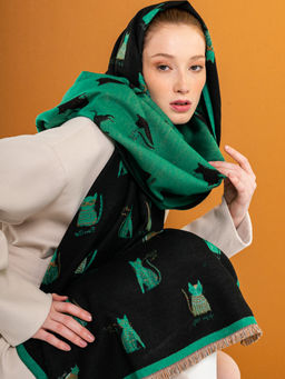 В составе шерсть! Палантин двусторонний - Tantino фото 10