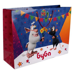 Пакет подарочный глянцевый Буба, 45 60 20 см