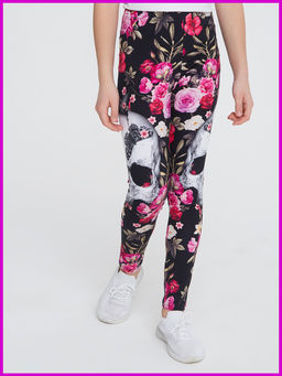 Леггинсы "Ассорти",beauty-розовый