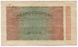 20000 марок 1923 года Германия