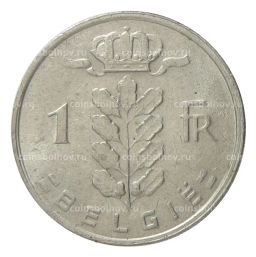 1 франк 1978 года Бельгия  Надпись на фламандском (BELGIE)