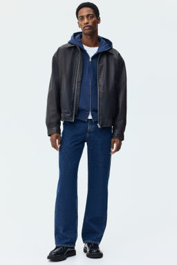 Chaqueta sudadera boxy con cremallera Loose Fit - H&m фото 8
