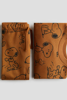 Conjunto estampado de 2 piezas en tejido sudadera - H&m фото 2