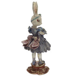 Фигурка декоративная "Зайка", L14 W13,5 H34 см