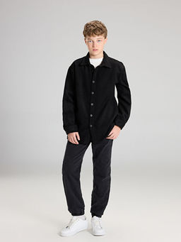 Basic Erkek ?ocuk Ka?e G?mlek Ceket