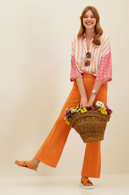 Женская розовая рубашка с длинным рукавом - U.s. polo assn фото 5