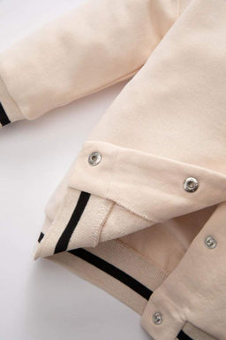 Кардиган-бомбер с воротником-стойкой для маленьких девочек - Defacto фото 8