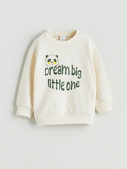 Bisiklet Yaka Erkek ?ocuk Sweatshirt ve E?ofman Alt 2li