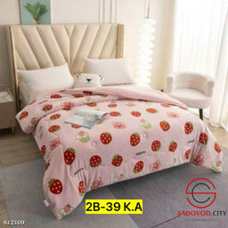 Плед, велсофт с принтом