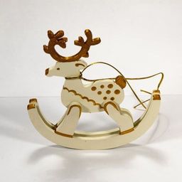 Елочные игрушки - Олень на качалке 1013 - Idh фото 2