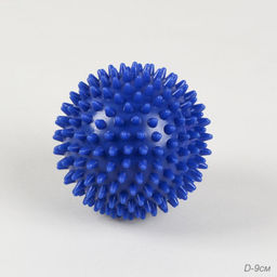 Мячик массажный Woohooo Spiny / 9 см/ синий /уп 100/