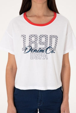 Kad_n Beyaz Ti__rt Sepette S_rpriz _ndirim - U.s. polo assn фото 6