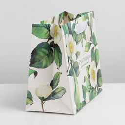 Цена за 2 шт. Пакет подарочный ламинированный, упаковка, Счастливых моментов, MS 23?18?10 см