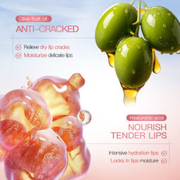 SADOER Масло-блеск для увлажнения и питания губ, авокадо  фото 2