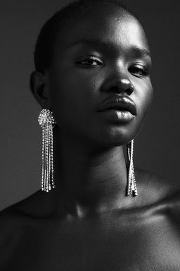 Pendientes largos de strass - H&m фото 2