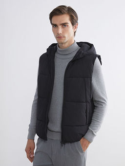 Standart Kal?p Kap??onlu Erkek ?i?me Yelek