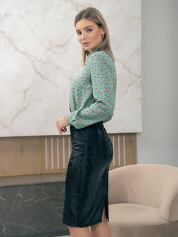 08-286 Юбка - Вишня фото 4