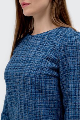 Жакет прямой синий - Odis фото 6