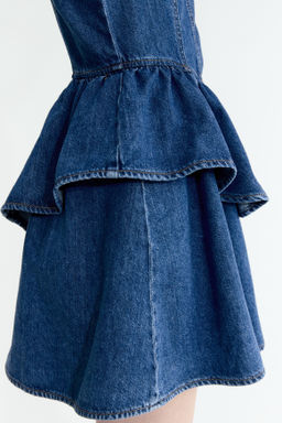 Vestido denim con falda acampanada - H&m фото 5