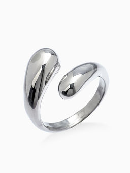 Кольцо "Капли БО", цвет золото безразмерное