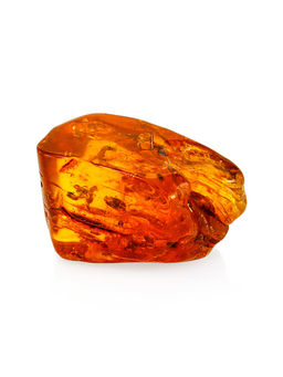 Кусочек натурального балтийского янтаря с инклюзом насекомого