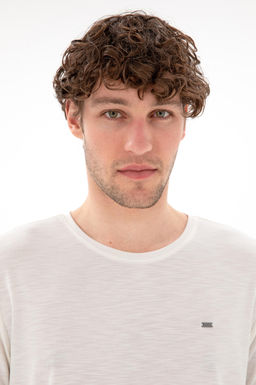 Erkek Regular Fit Bisiklet Yaka Modal Ekru Basic Ti__rt Sepette S_rpriz _ndirim - U.s. polo assn фото 2