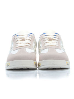 05-6015-2 WHITE/BEIGE Кроссовки женские (искусственные материалы) - No name фото 11