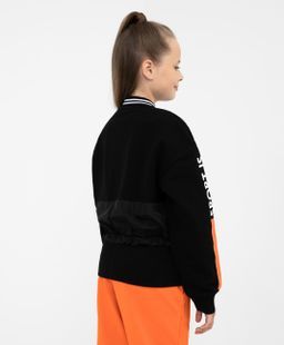 Толстовка оверсайз с акцентными принтами и патчами Gulliver