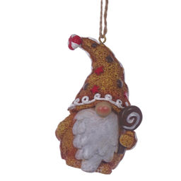 Фигурка декоративная подвесная "Гном", L5 W3,5 H7 см, 2в.