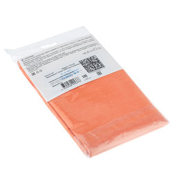 Наволочка 50х70см "Оранжевый", с клапаном-запахом, перакль 110г/м2, хлопок 100%, упаковка "классическая" пакет ПВД 14,5х23см, еврослот, "Домашняя мода" (Россия)