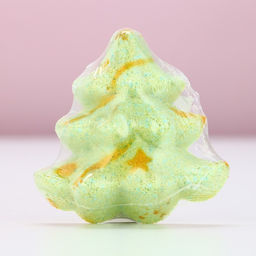 Бомбочка для ванны «Ёлка», 80 г, аромат ванили, Чистое счастье