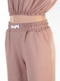 303-1 BROWN Спортивный костюм женский (100% хлопок) - Fashion фото 5